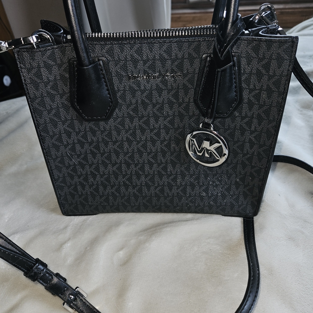 Michael Kors Black Logo Crossbody Tote